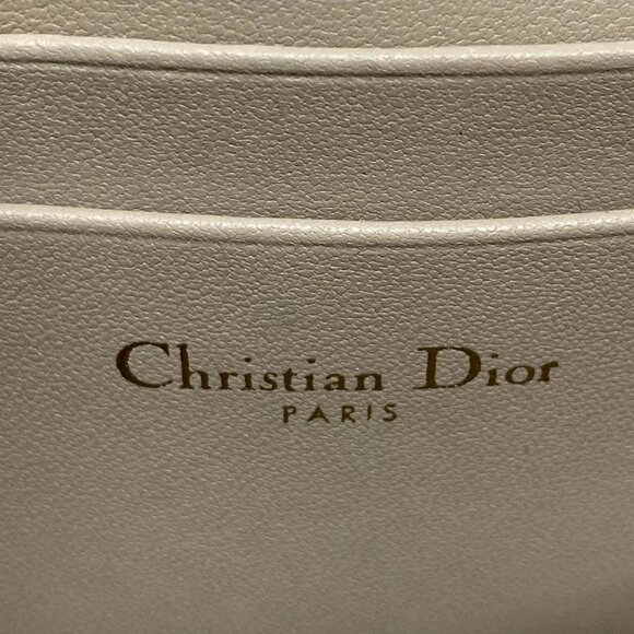 Auth DIOR/ChristianDior My Dior - Dior Talk phone bag - Gray Beige Lambskin - Picture 12 of 16